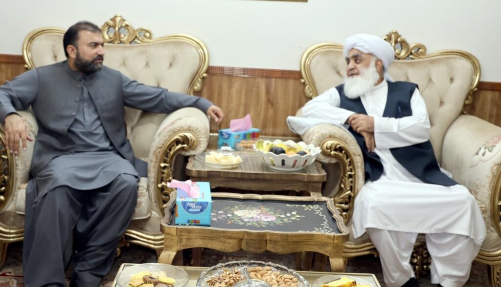 CM Balochistan Sarfraz Bugti Meets Maulana Abdul Wasi to Discuss Law and Order