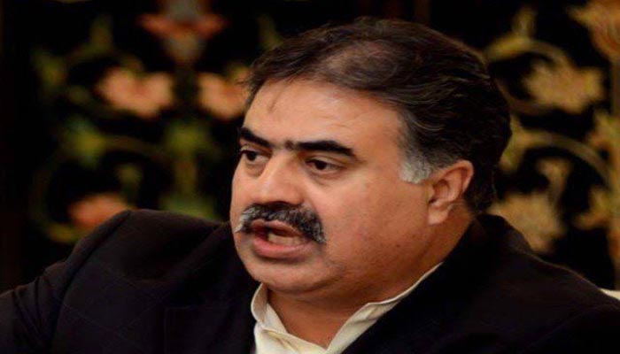 Former Balochistan Chief Minister Nawab Sanaullah Khan Zehri addressing concerns over deteriorating law and order situation