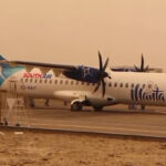 South Airline's first flight has arrived in Turbat from Karachi