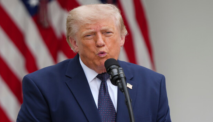 US President Donald Trump and Turkish President Recep Tayyip Erdogan speaking to media in Ankara